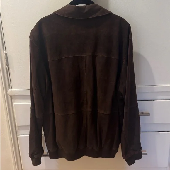 Bobby Jones Dark Brown Suede Jacket - Picture 8 of 10